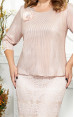 Mira Fashion 4864 - ошатне білоруське плаття, імітація комплекту
