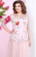 Mira Fashion 4903 - ошатне білоруське плаття в кольорі пудра