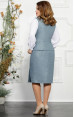 Mira Fashion 4823 - білоруський діловий костюм-трійка з жилетом